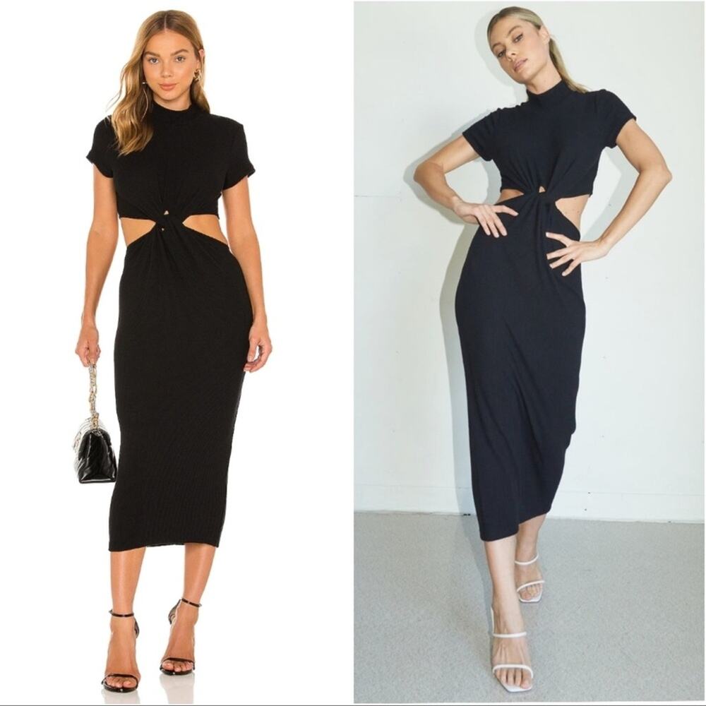 NWOT LNA Neo Sweater Dress In Black (small flaw)
